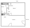 Dudley 1 bedroom, 1 bathroom apartment